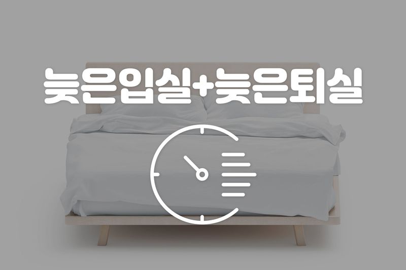 늦은 입실 + 늦은 퇴실 (Netfl