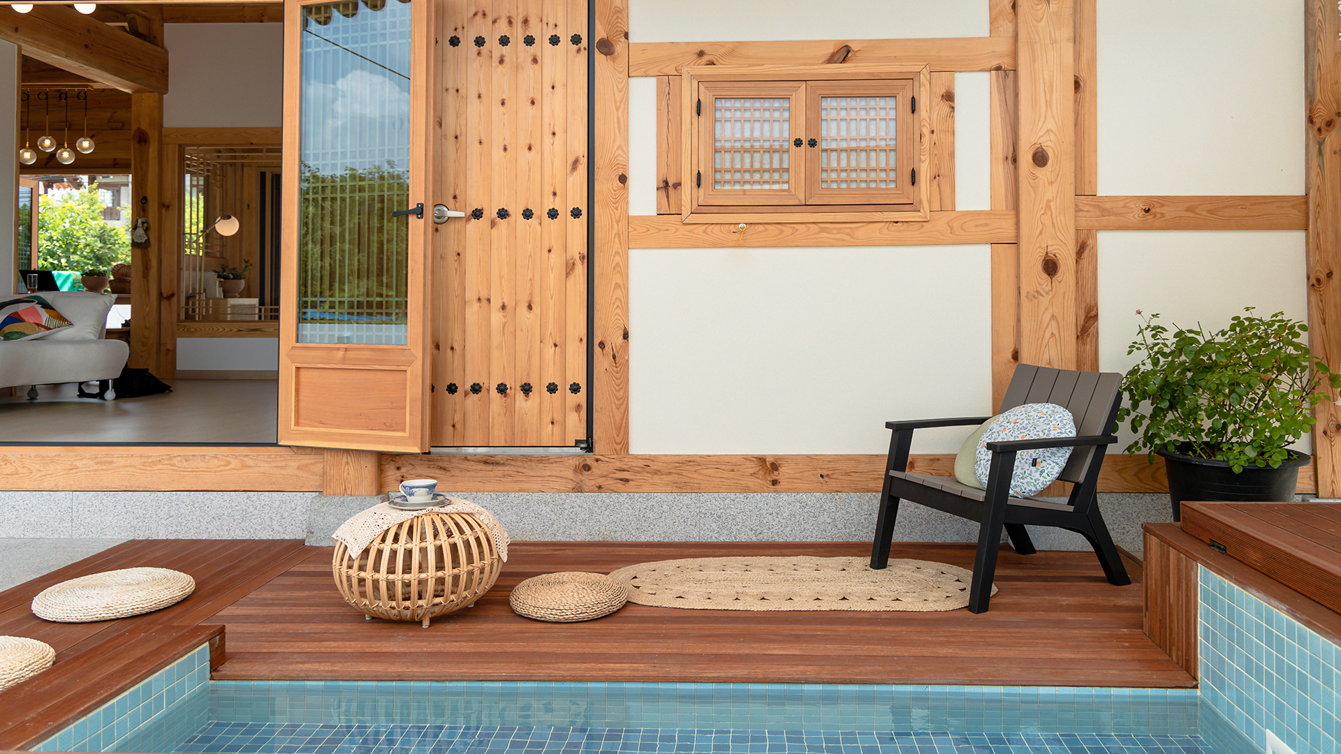 황리단길 근처 미니온수 수영장 있는 독채 | 경주 한옥스테이 소화 2