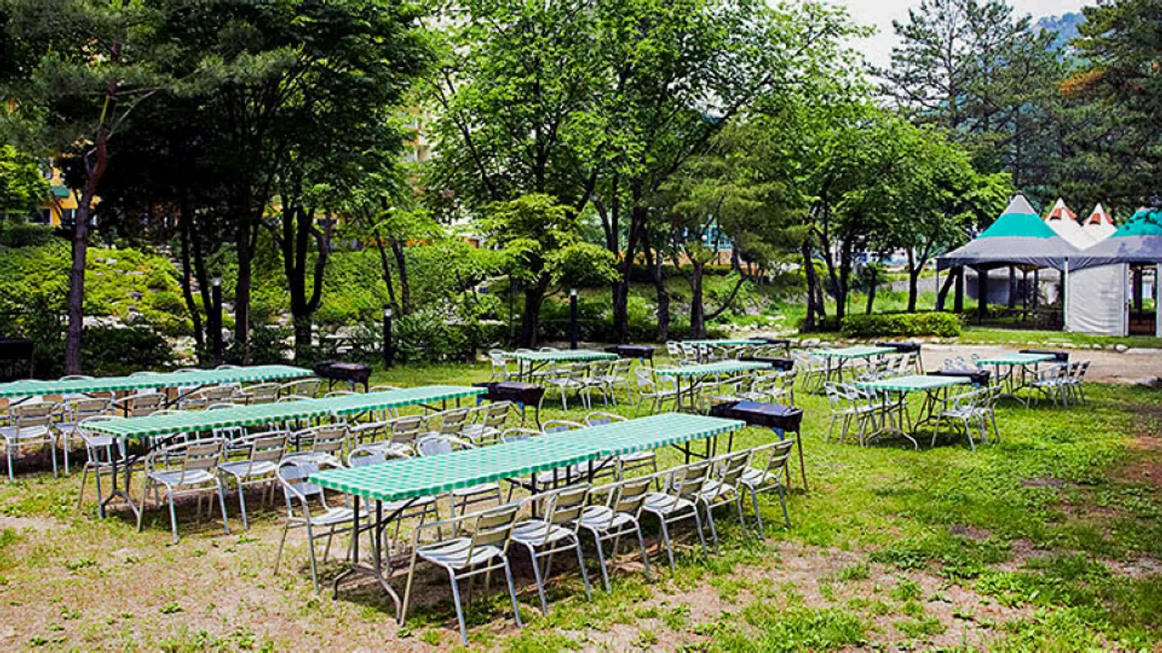 한화리조트 산정호수 안시 사진