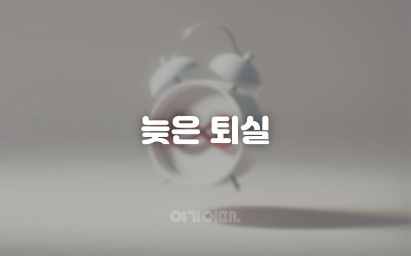 늦은퇴실