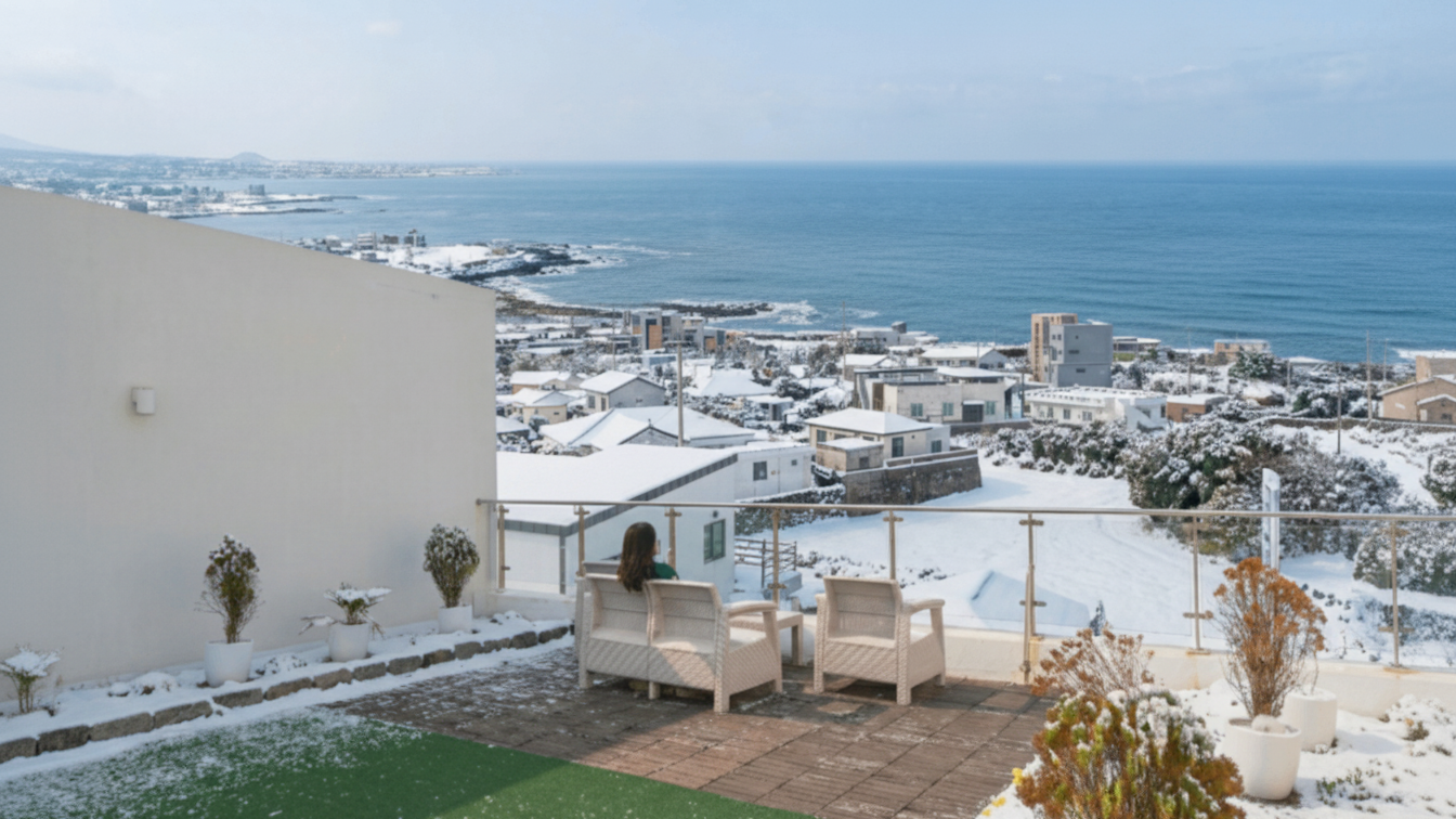 바다가 보이는 아로마 힐링 풀빌라 | 여유를담다 2