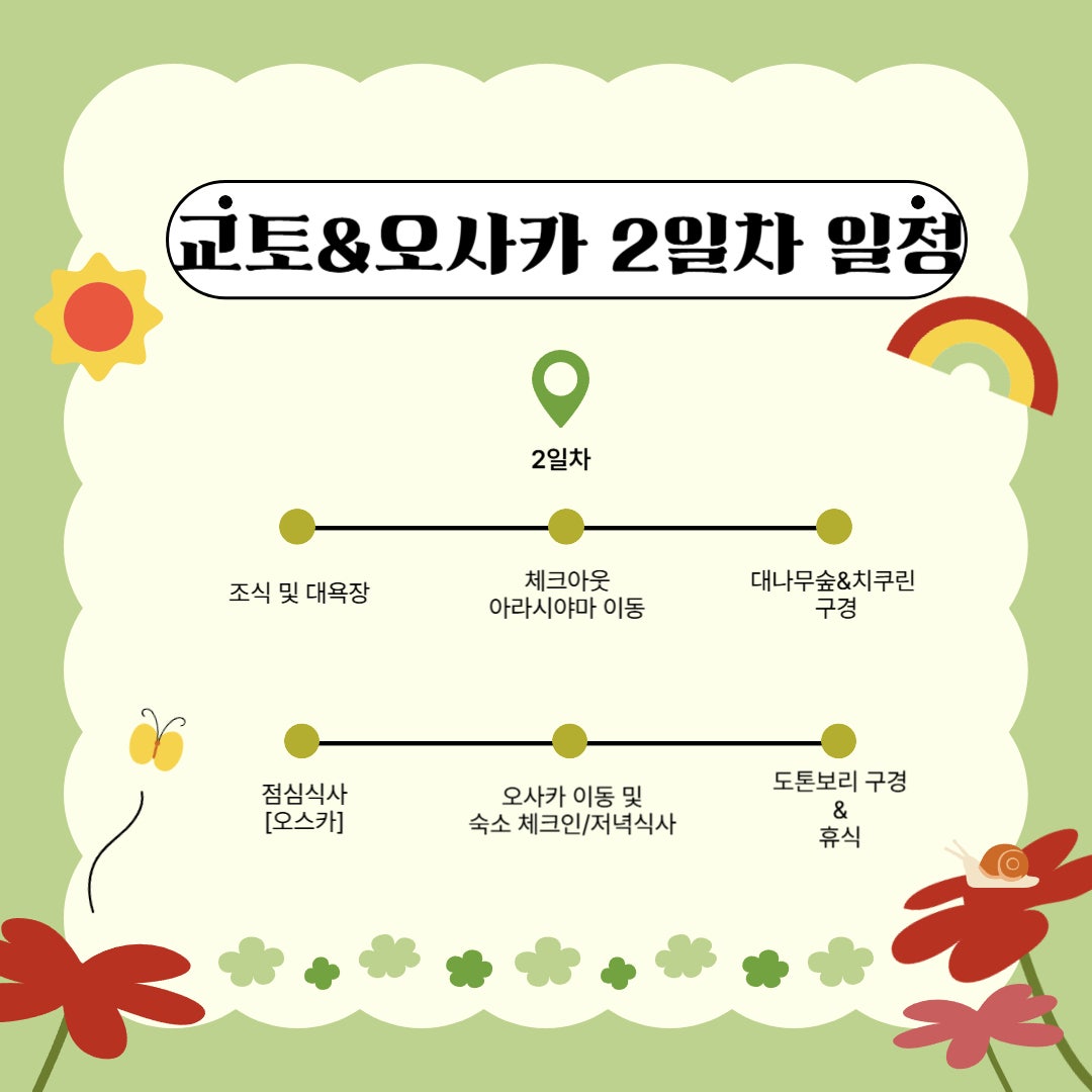 🍣알차게 다녀온 교토/오사카 4박5일 여행일기 [1~2일차]🍣