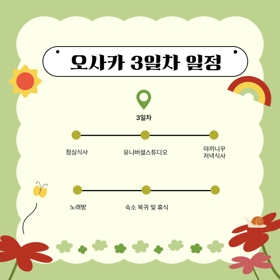 🍣알차게 다녀온 교토/오사카 4박5일 여행일기 [3~5일차]🍣