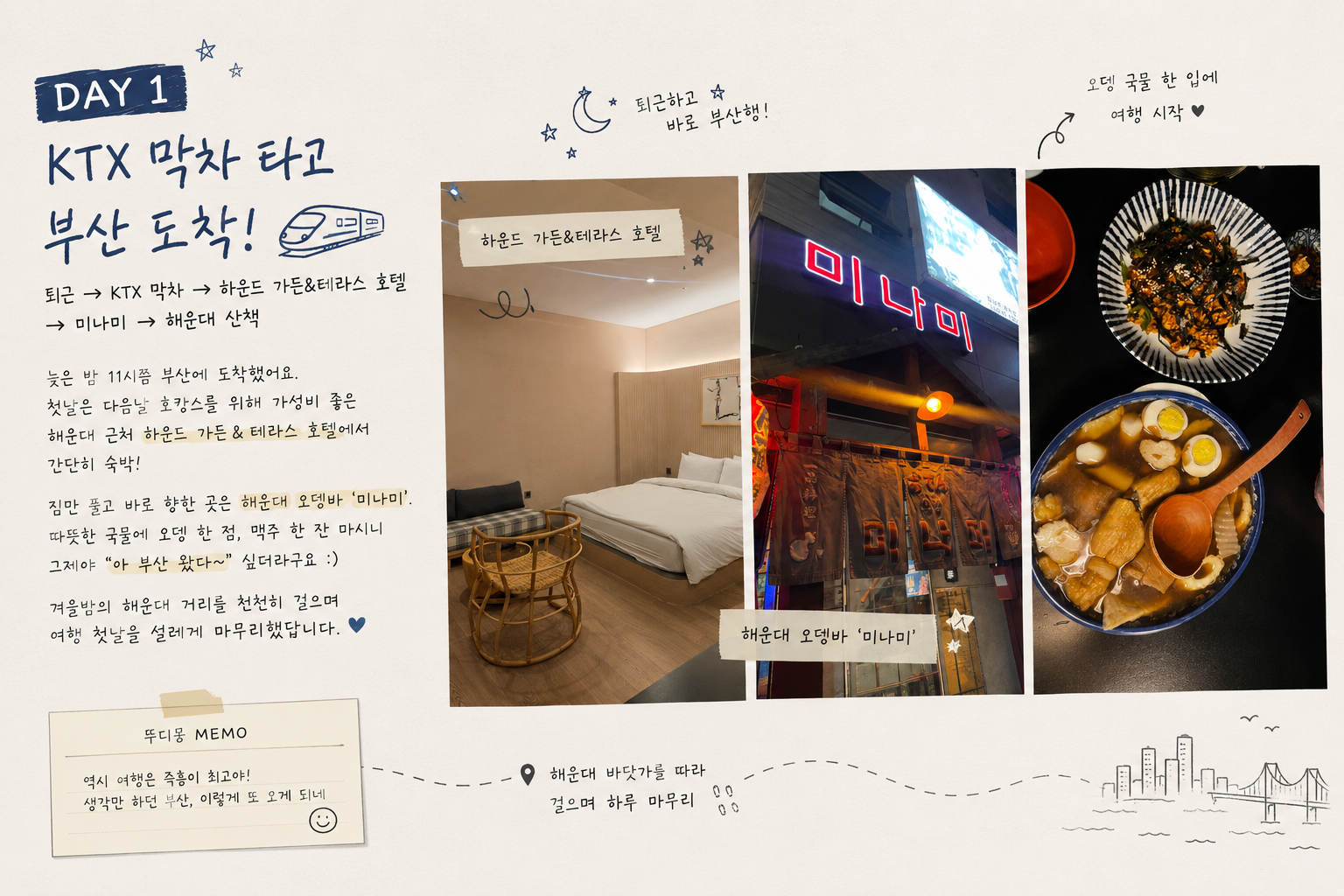 [여행일기] 수친자의 여름은 해운대에서 시작된다 🌊🏊