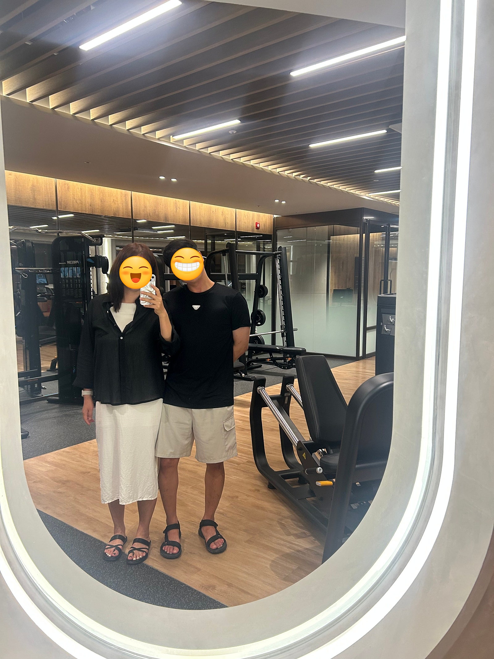 환상적인 뷰를 보면서 운동 할 수 있는 헬스장이예요.