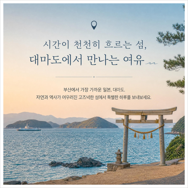 여름휴가로 떠난 가장 가까운 해외여행, 자연과 힐링 가득한 대마도 1박 2일 솔직 후기🚢