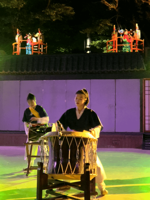 용인 와우정사, 한국민속촌 야간공연 뿌시고 메리엘호텔에서 1박하고 장어먹고 왔어요