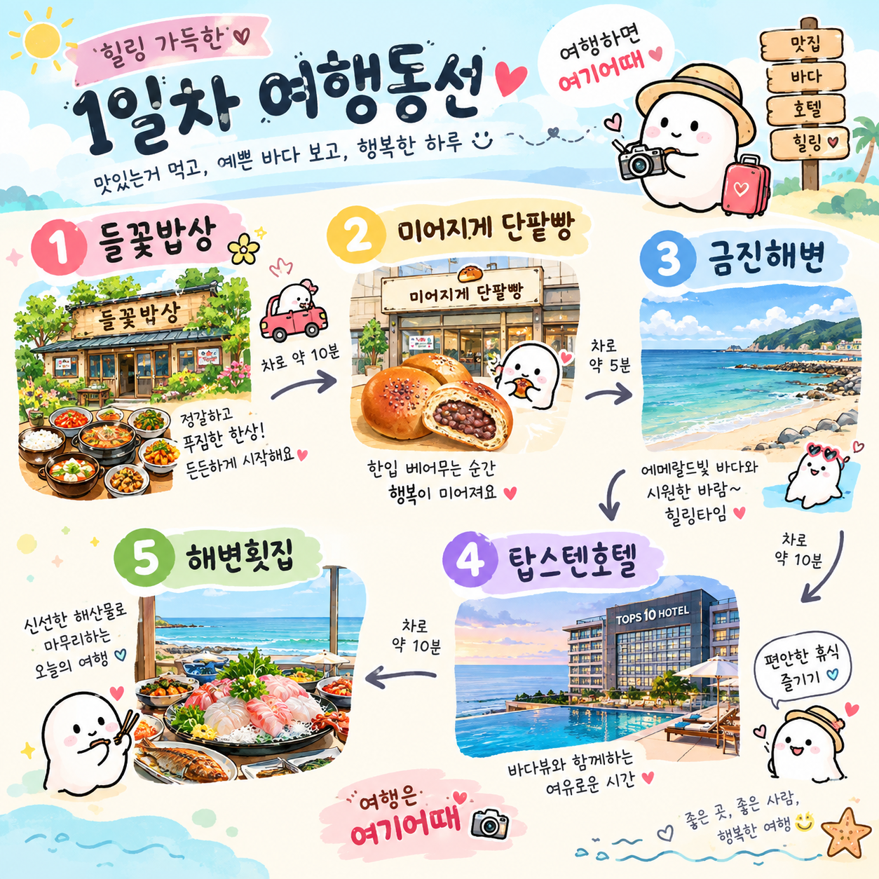 강릉 금진해변 조개잡이하고 탑스텐호텔 금진온천 수영장 해변횟집 모듬회 서울식당 매운탕까지 온가족 마지막여름을 즐기고 왔어요