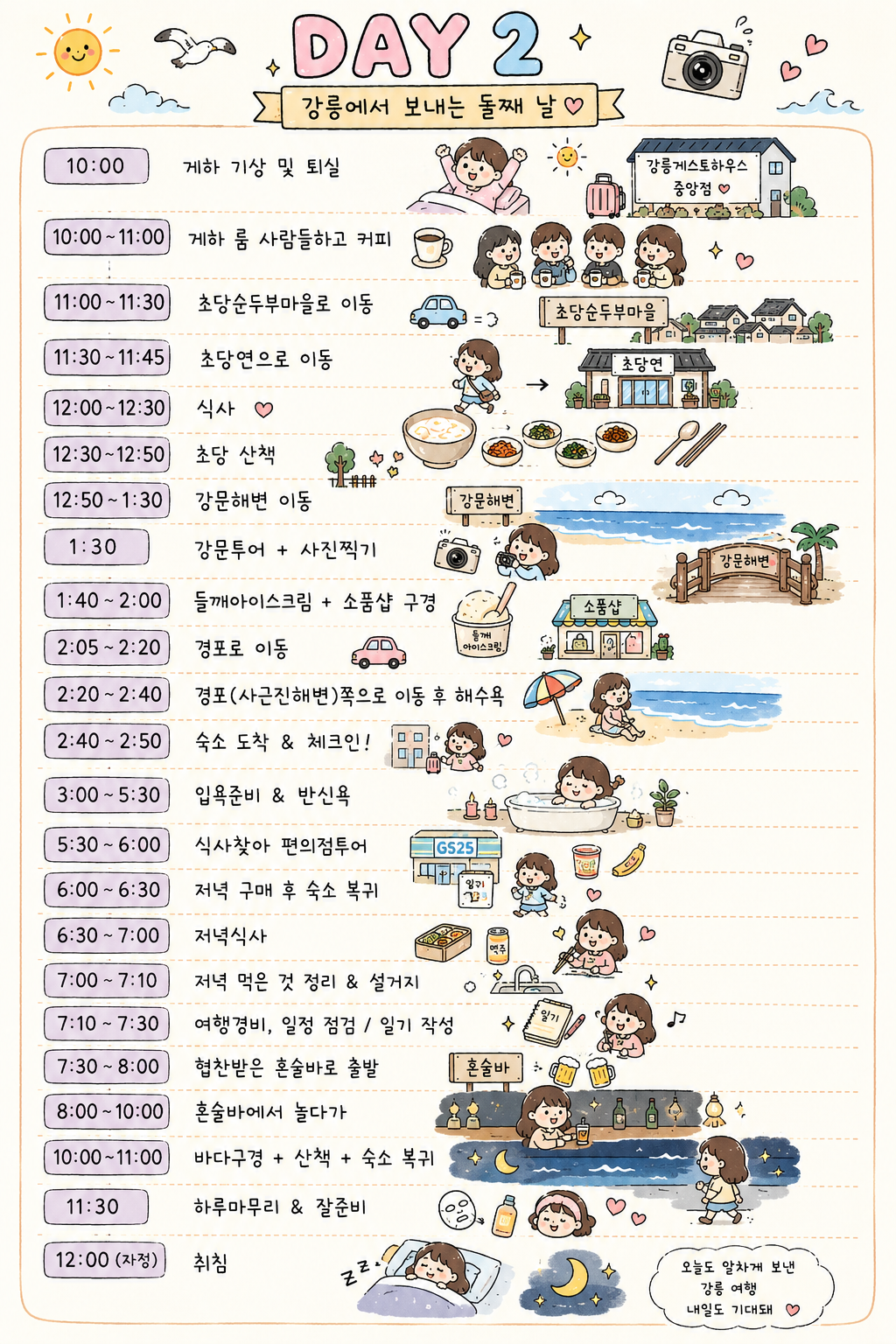 [속초, 강릉] 2박 3일 혼여 이야기!