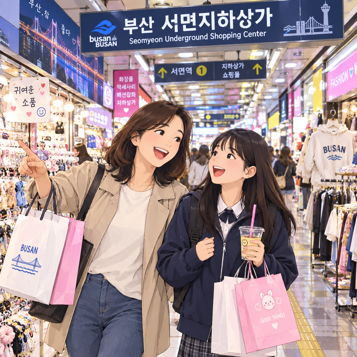 부산 서면에서 중딩 딸과 뭐 하고 놀지?