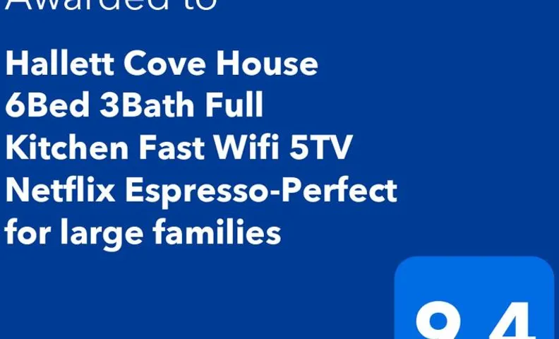 Hallett Cove House 6Bed 3Bath Full Kitchen Fast Wifi 5TV Netflix Espresso-Perfect for large families