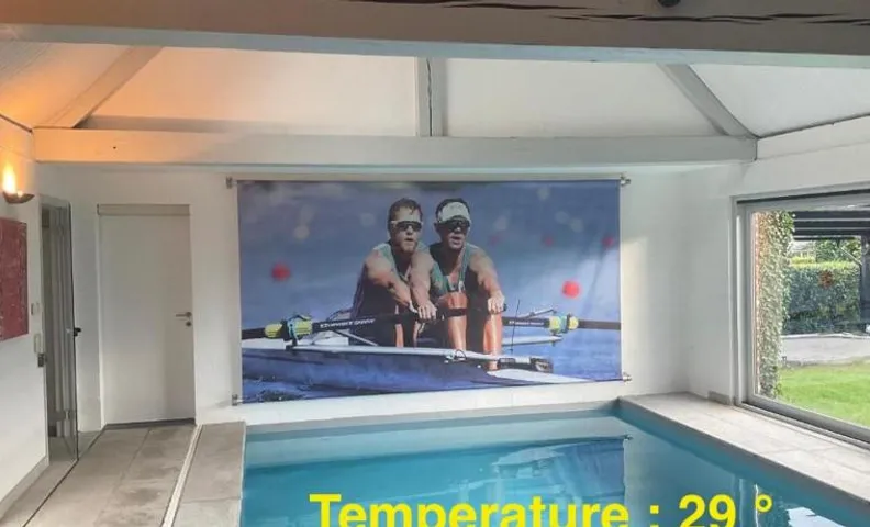 Chambre d hôtes Le Joyau with indoor pool and sauna