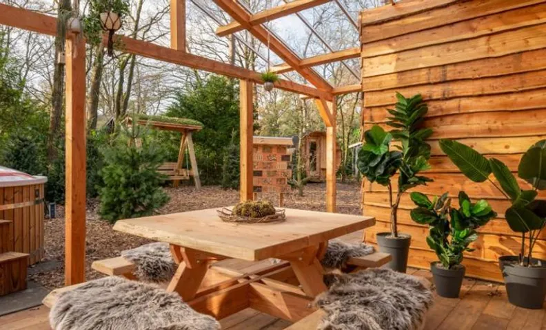 zen-Bungalow NO 3 met sauna en hottub