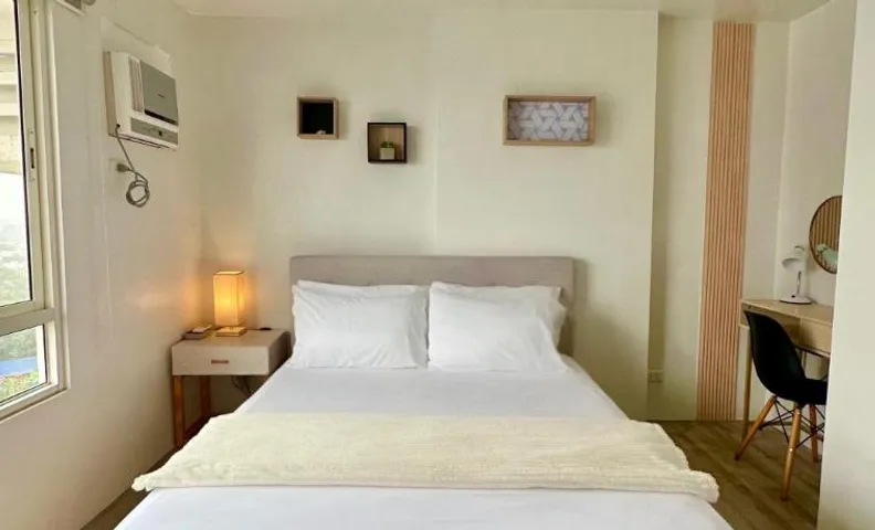 Cozy Condo bedroom in Bacolod City
