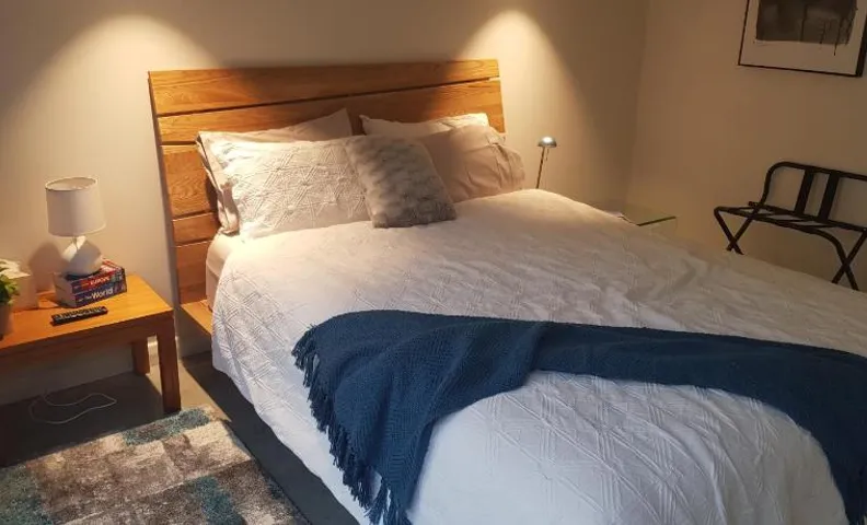 Modern, private and close to town.