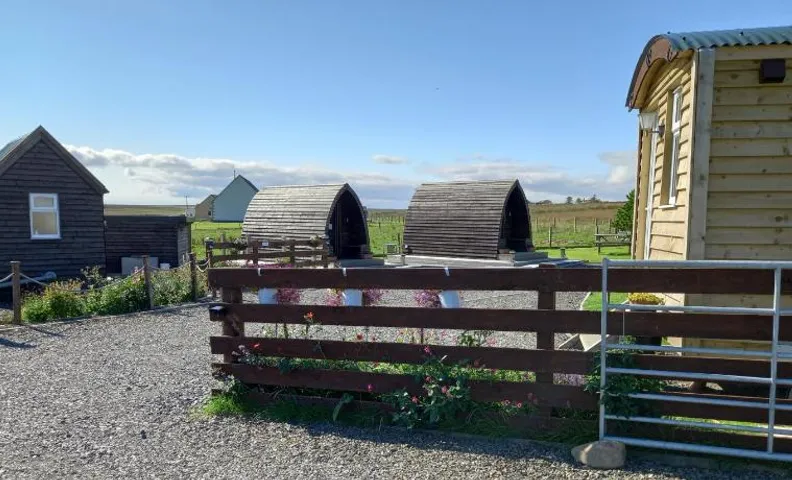 Hillside Camping Pods