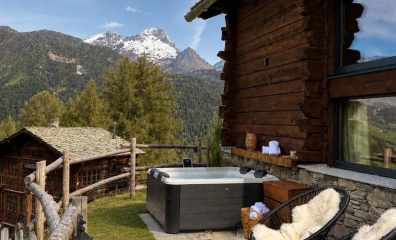Chalet Paradise Sauna and Panoramic Views of Monte Rosa and the Matterhorn