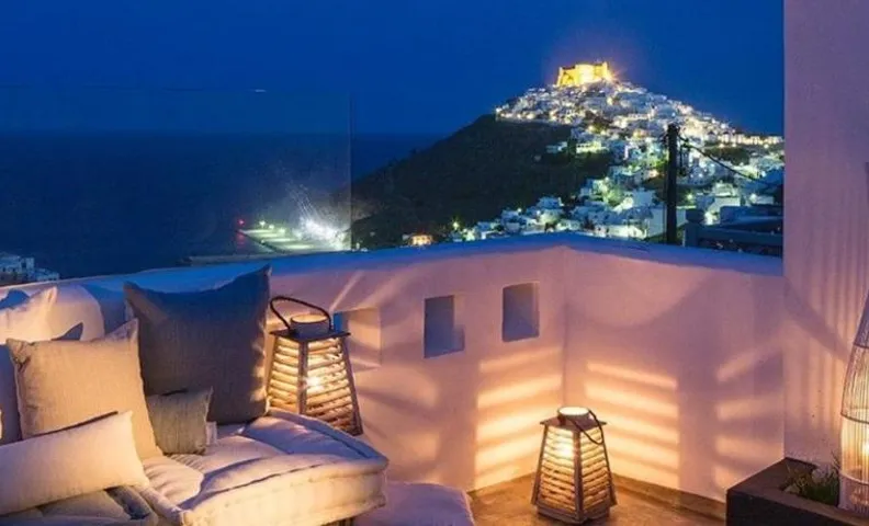 Elegant Astypalaia Villa Villa Ble Air Conditioning Hot Tub