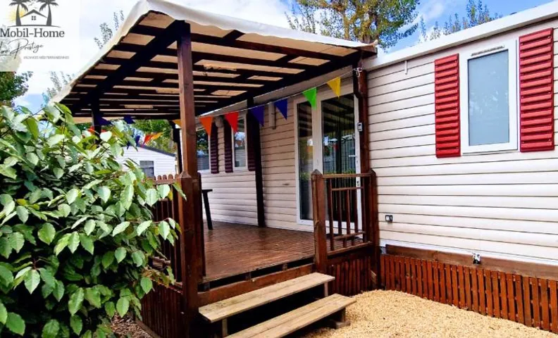 Superbe mobil-home au camping les Sables du Midi