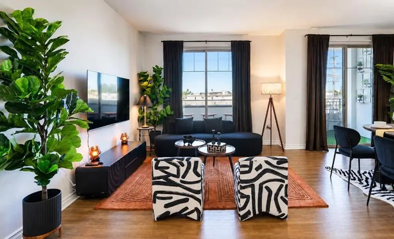 Sun-Drenched Hideaway with Dual Balcony, Pool, & Gym 215