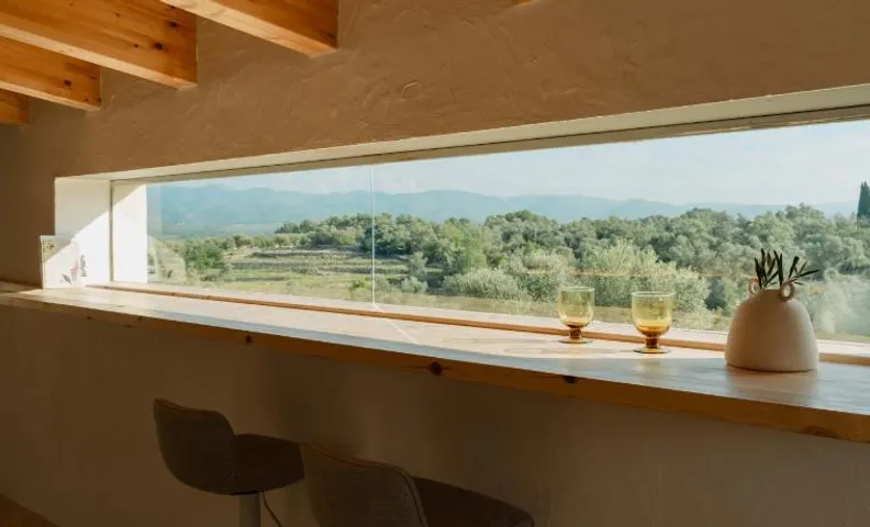 Panorámica de la serra de Cardo, El Corral