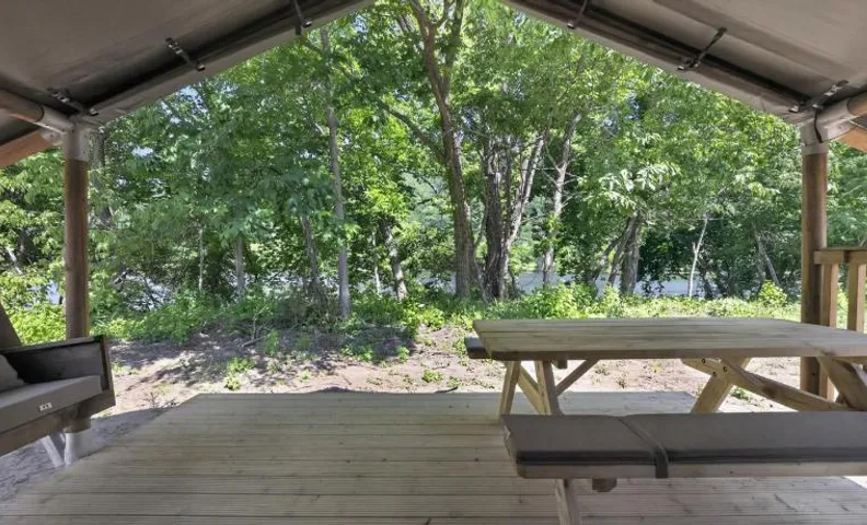 Luxury Safari Tent on the New River