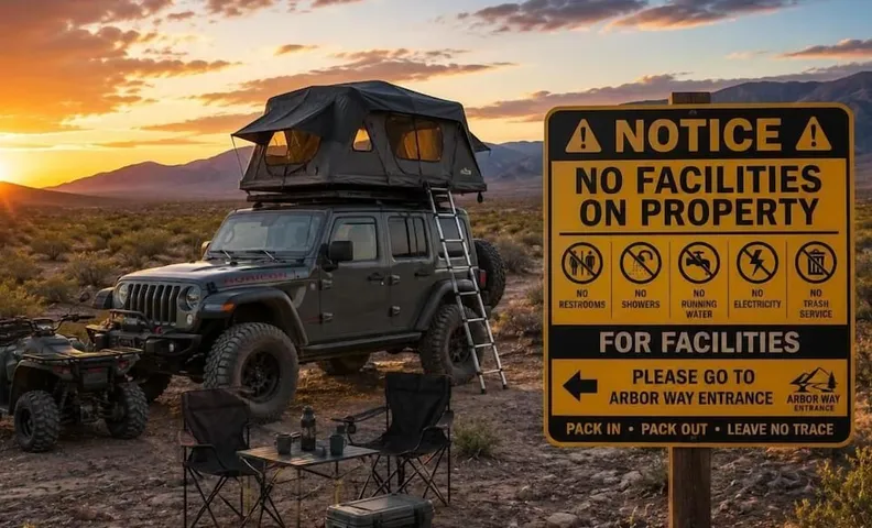 RV Dry Camping Near Arizona Sand Dunes