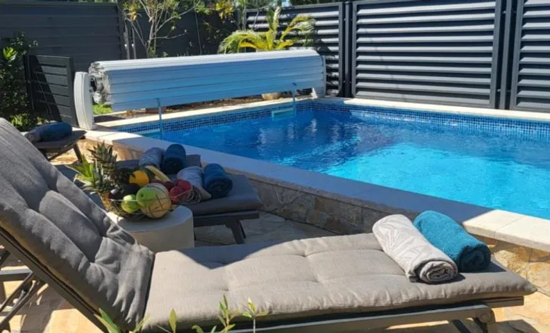 Villa AMore Radini with a private heated saltwater pool and private parking