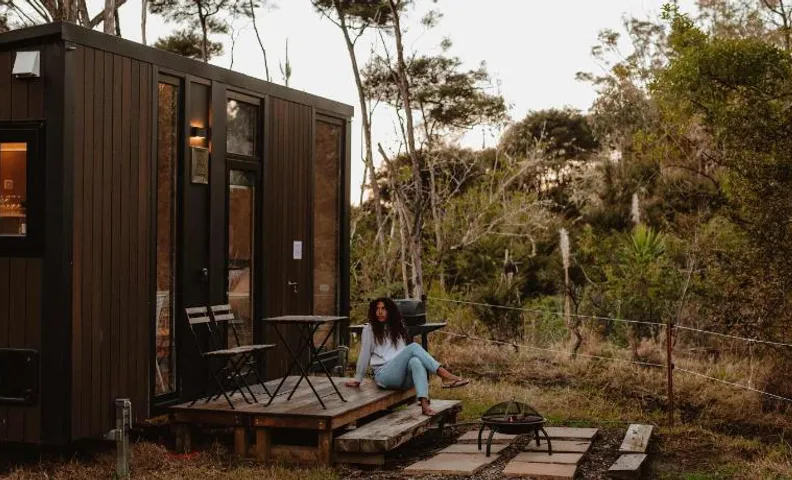 Kūaotunu Cabin 1 by Tiny Away