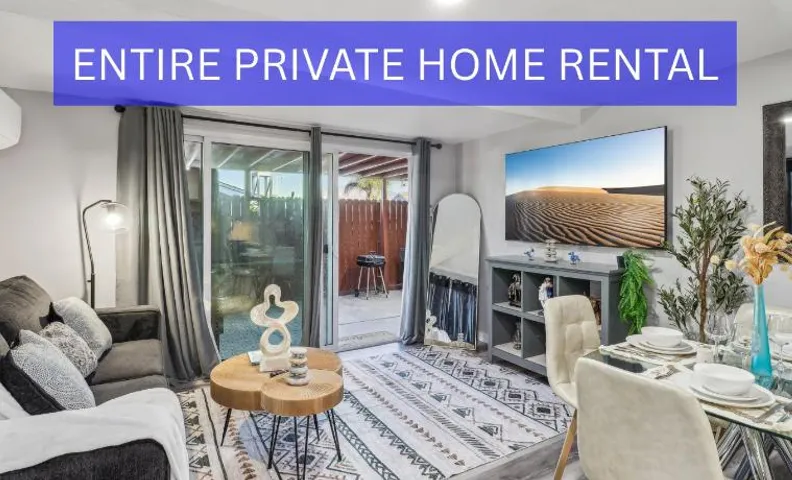 Entire Private Home with Gated Yard, Driveway Parking, 2 Bedrooms 1 Bathroom, Available Now