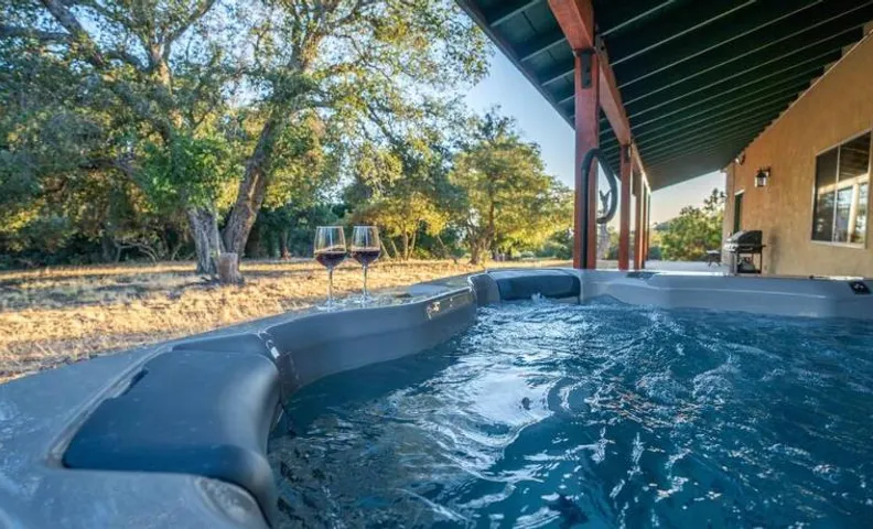 Stylish Country Cowboy Home with Hot Tub on 20 Acres
