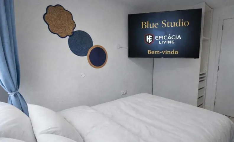 Blue Studio - Cozinha Privativa - Eficacia Living Abrantes