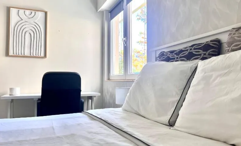 Quarto confortável