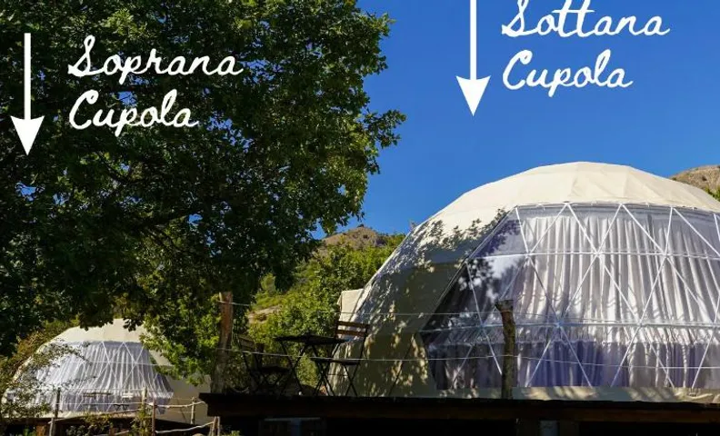 glamping giardino museo a gisa