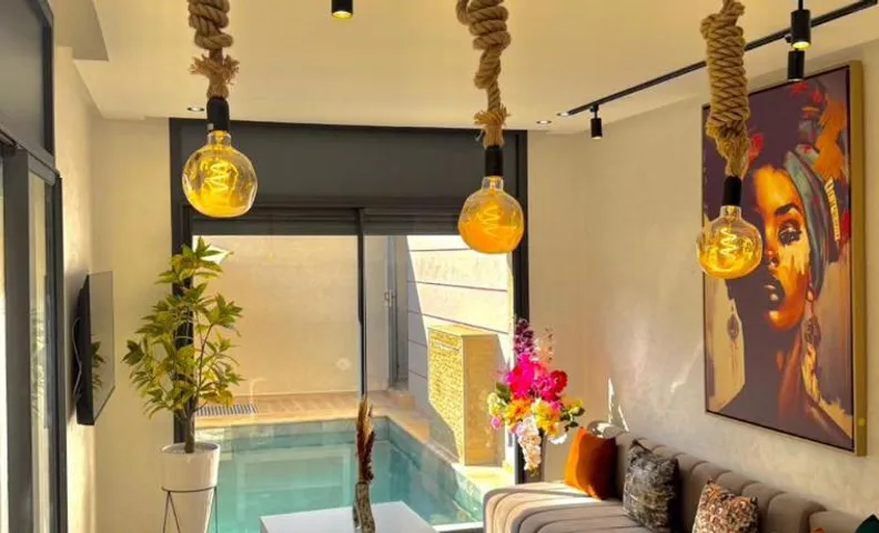 Villa 2 Évasion Urbaine, 3 Chambres, à 20 min de Rabat