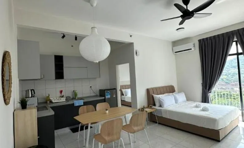 Penang Airport / Penang Bridge의 프라이빗 하우스 (55m², 침실 1개, 프라이빗 욕실 1개)