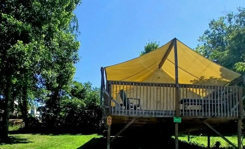 Beautiful Tented Cabin Nestled Amidst Trees with Incredible Hiking Trails Near in Logan, Ohio