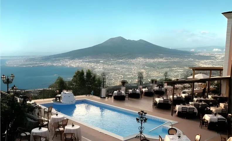 Villa Palmentiello - Villa con piscina e Vista Golfo di Napoli & Vesuvio