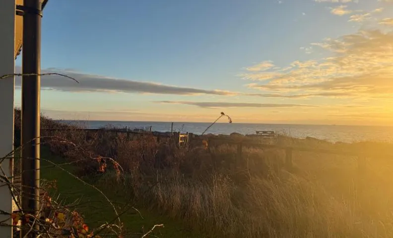 Cottage on remote wild coast