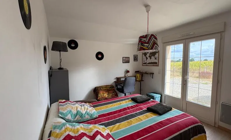 Chambre privée avec SDB et parking privé