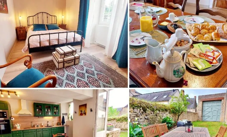 La porte cochère, 2 chambres jusqu'à 4 personnes