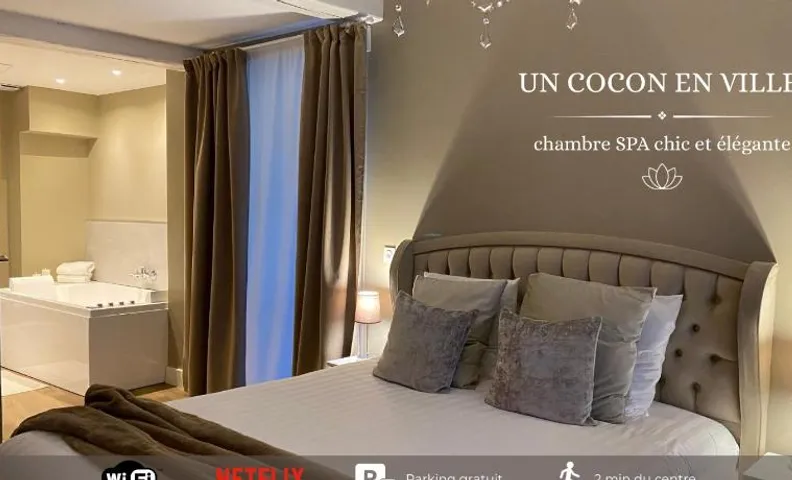 UN COCON EN VILLE - chambre SPA chic et élégante