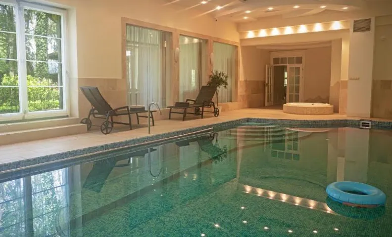 Luxury villa indoor pool Warsaw