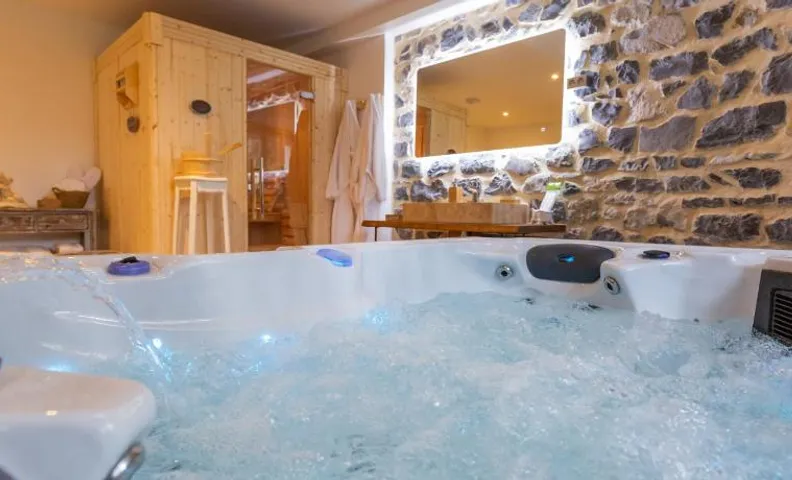 La demeure des sens avec spa et sauna