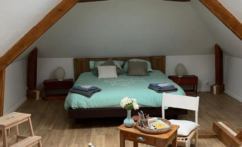Chambre ambiance campagne chic