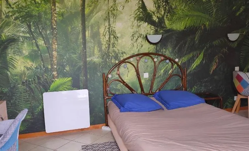 chambre avec SDB privative en pleine campagne