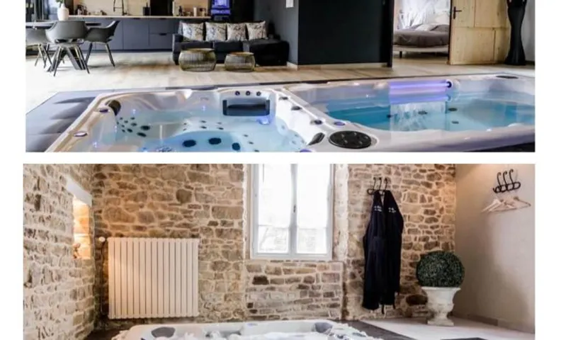 Au domaine des anges, 3 gites luxueux avec Jacuzzi privatif, sauna, mini-piscine, piscine exterieure