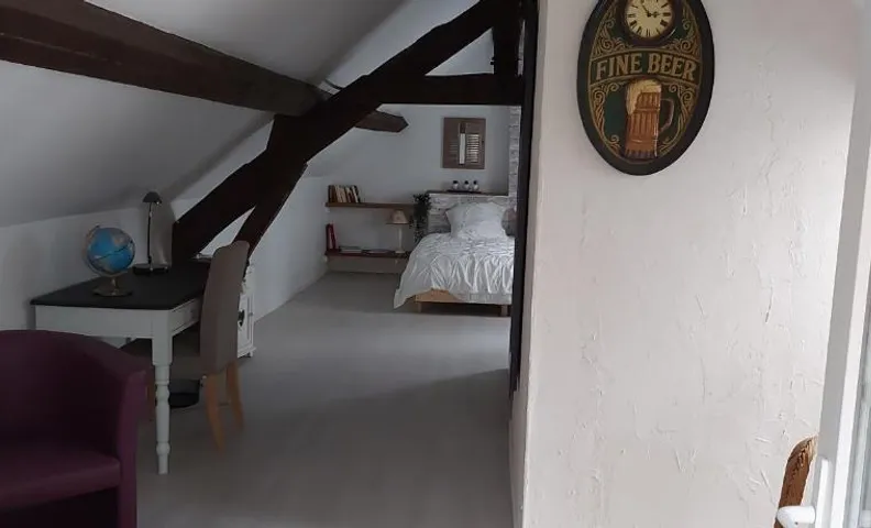La chambre de la maison du four à pain
