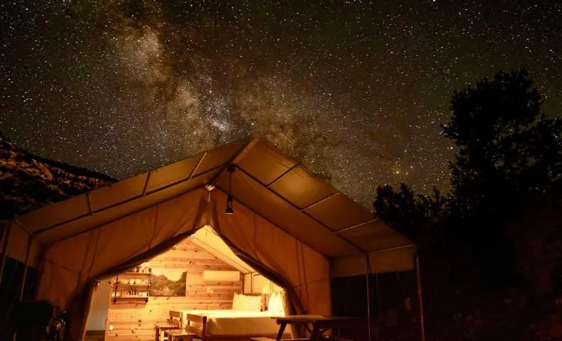 Glamping Tent #10 with Heat AC and Private Bath