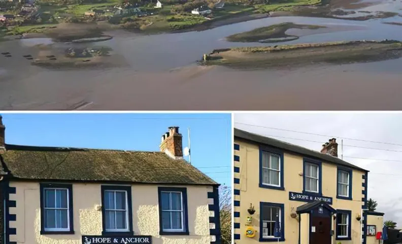 Hope & Anchor, Hadrian's Wall, Port Carlisle, Solway Firth, Area of Natural Beauty
